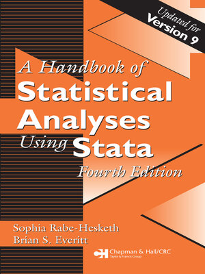 cover image of Handbook of Statistical Analyses Using Stata